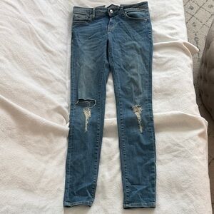 IRO Nikky Fitte Skinny Straight Leg Jeans Size 27 Women's Distressed